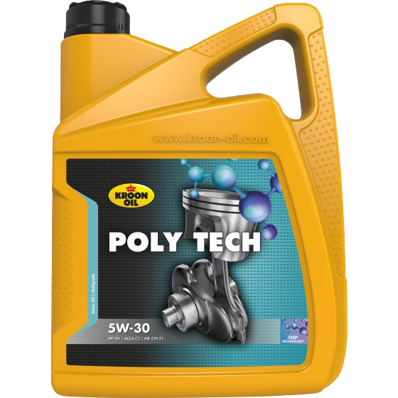 Моторное масло KROON-OIL POLY TECH 5W30, 5л, 